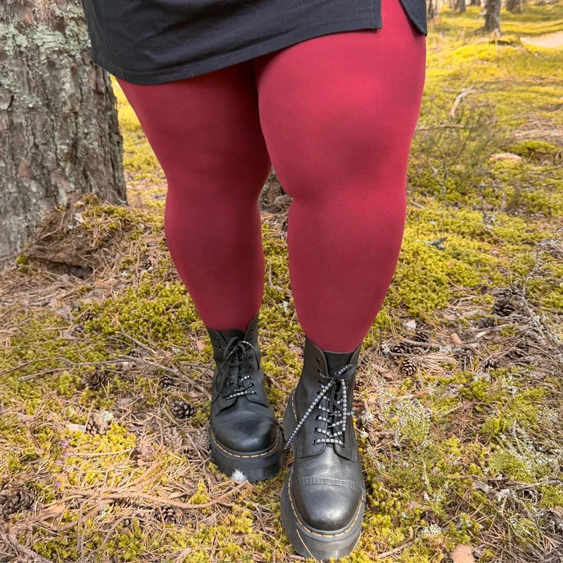 80 Denier Tights - Smouldering Grudge