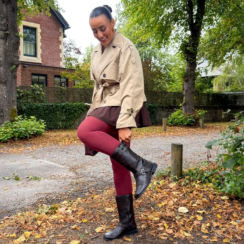 80 Denier Tights - Smouldering Grudge
