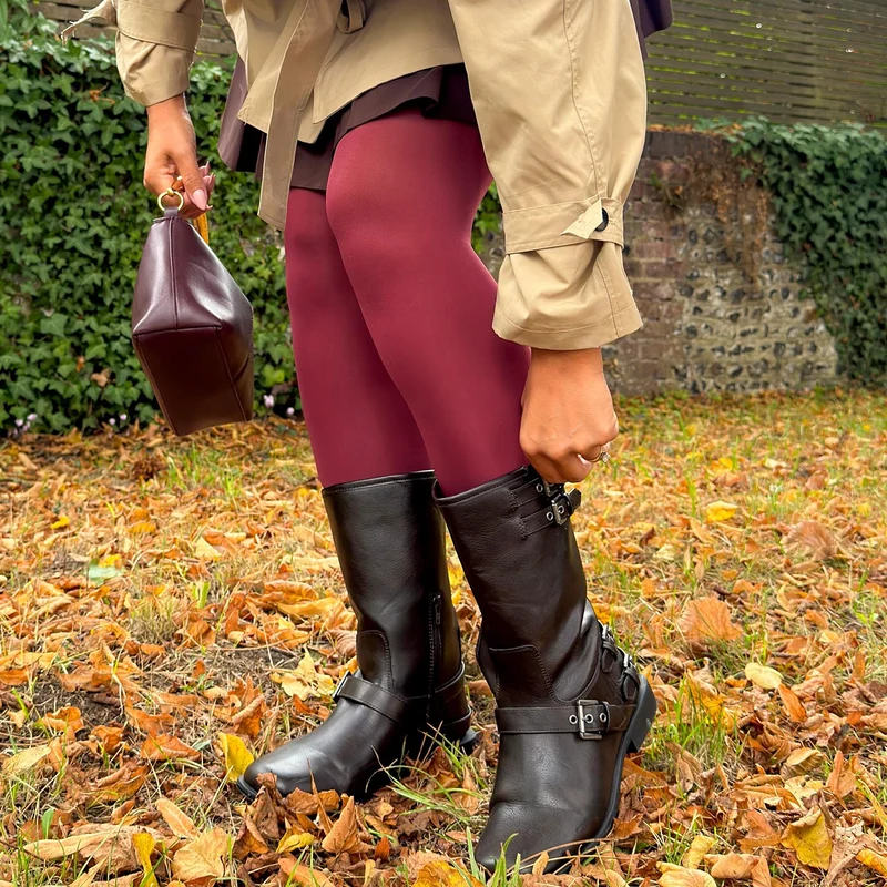 80 Denier Tights - Smouldering Grudge