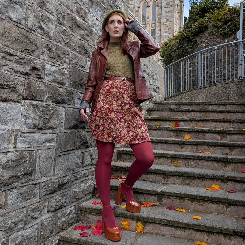 80 Denier Tights - Smouldering Grudge