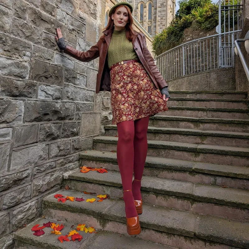 80 Denier Tights - Smouldering Grudge