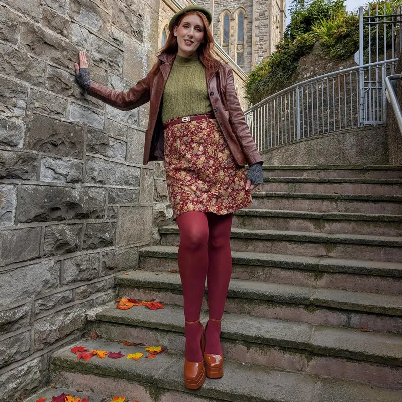 80 Denier Tights - Smouldering Grudge