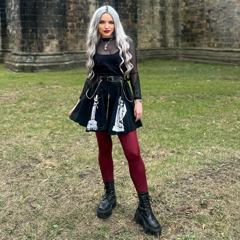 80 Denier Tights - Smouldering Grudge