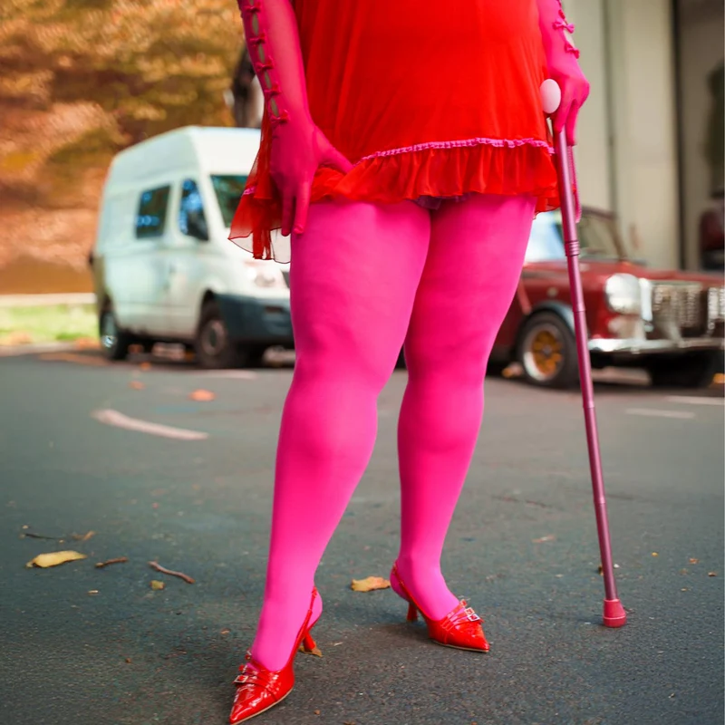 80 Denier Tights - Gnome Nose