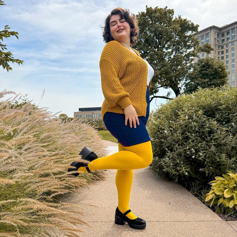 80 Denier Tights - Cursed Custard