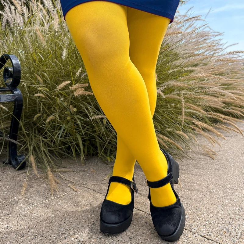 80 Denier Tights - Cursed Custard