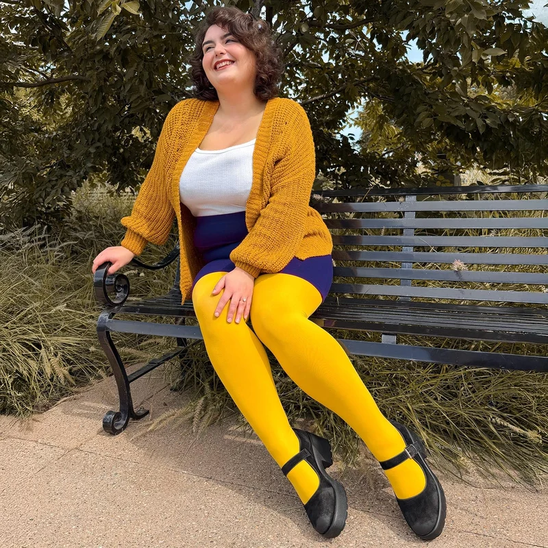 80 Denier Tights - Cursed Custard