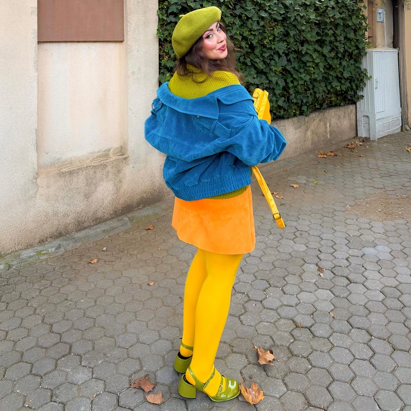 80 Denier Tights - Cursed Custard