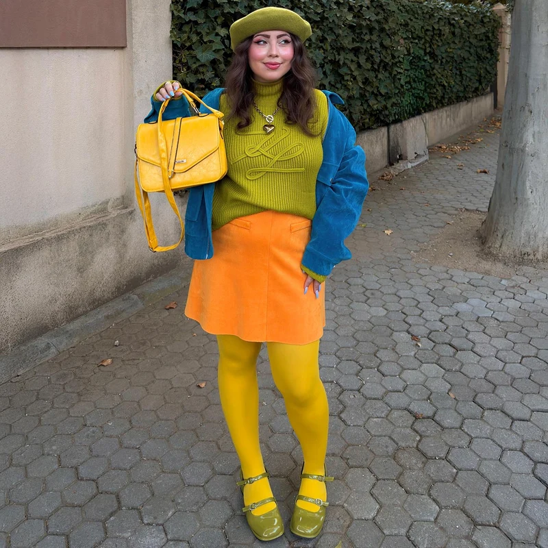 80 Denier Tights - Cursed Custard