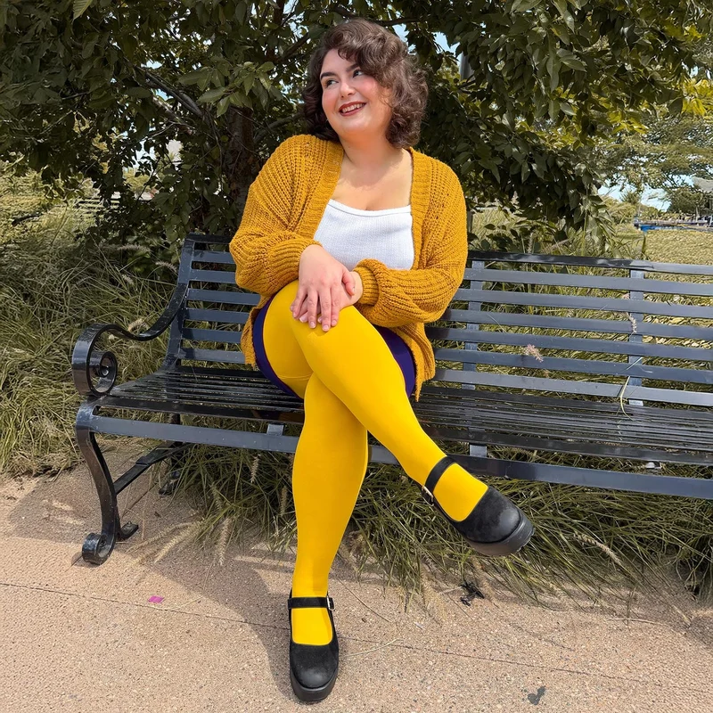 80 Denier Tights - Cursed Custard