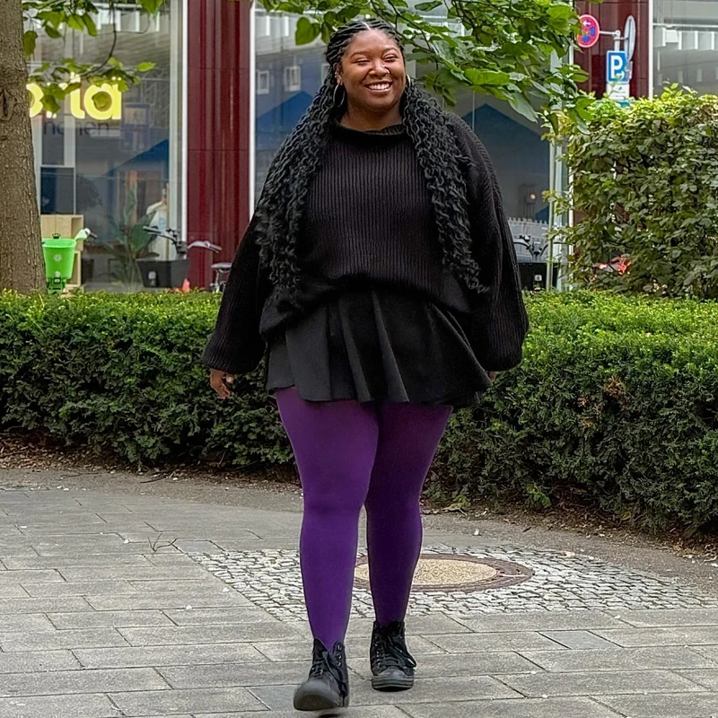 80 Denier Tights - Fancy Darkness
