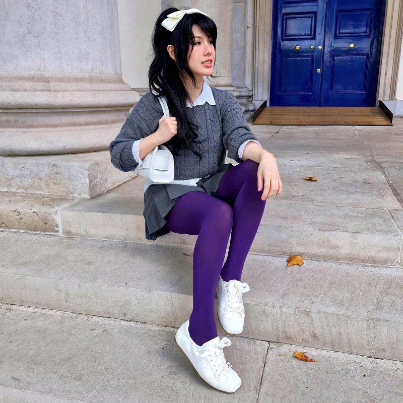 80 Denier Tights - Fancy Darkness