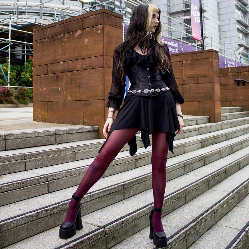 30 Denier Tights - Plum