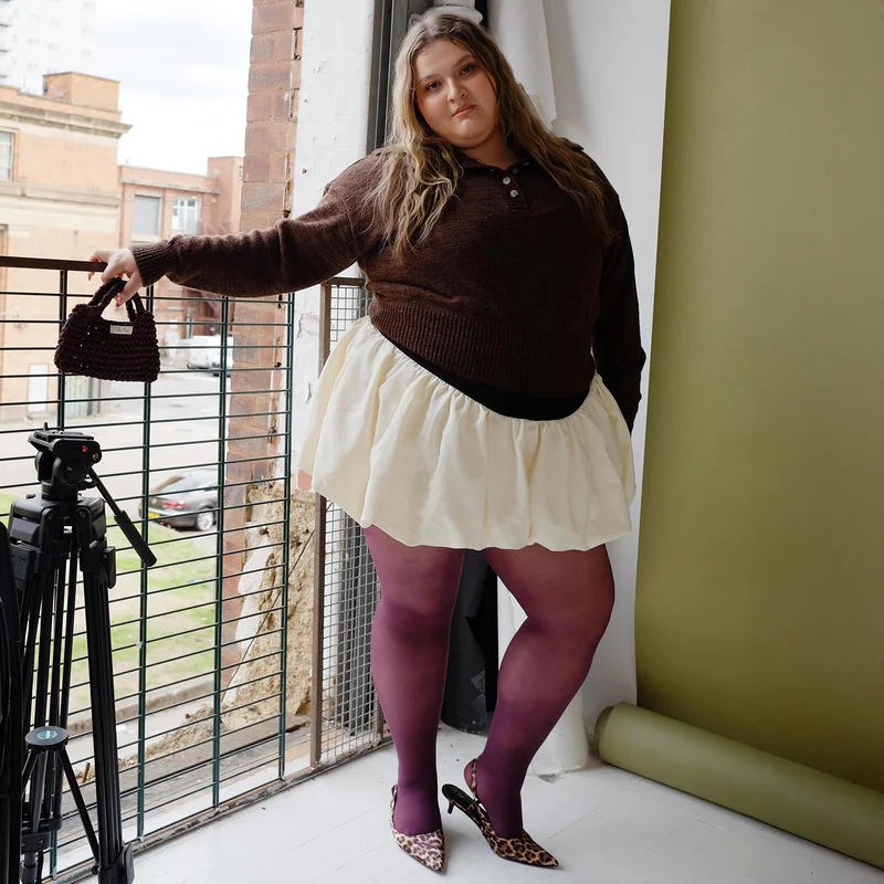 30 Denier Tights - Plum