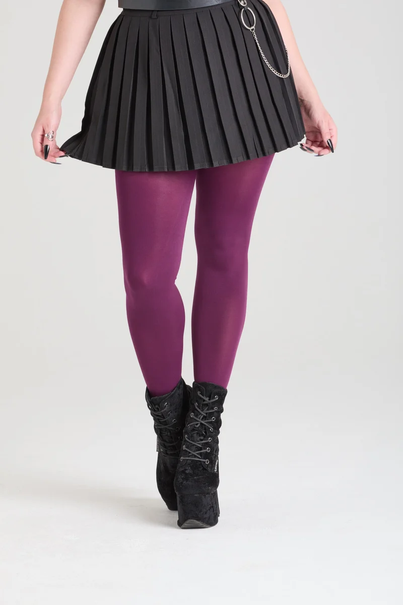 80 Denier Tights - Mulberry