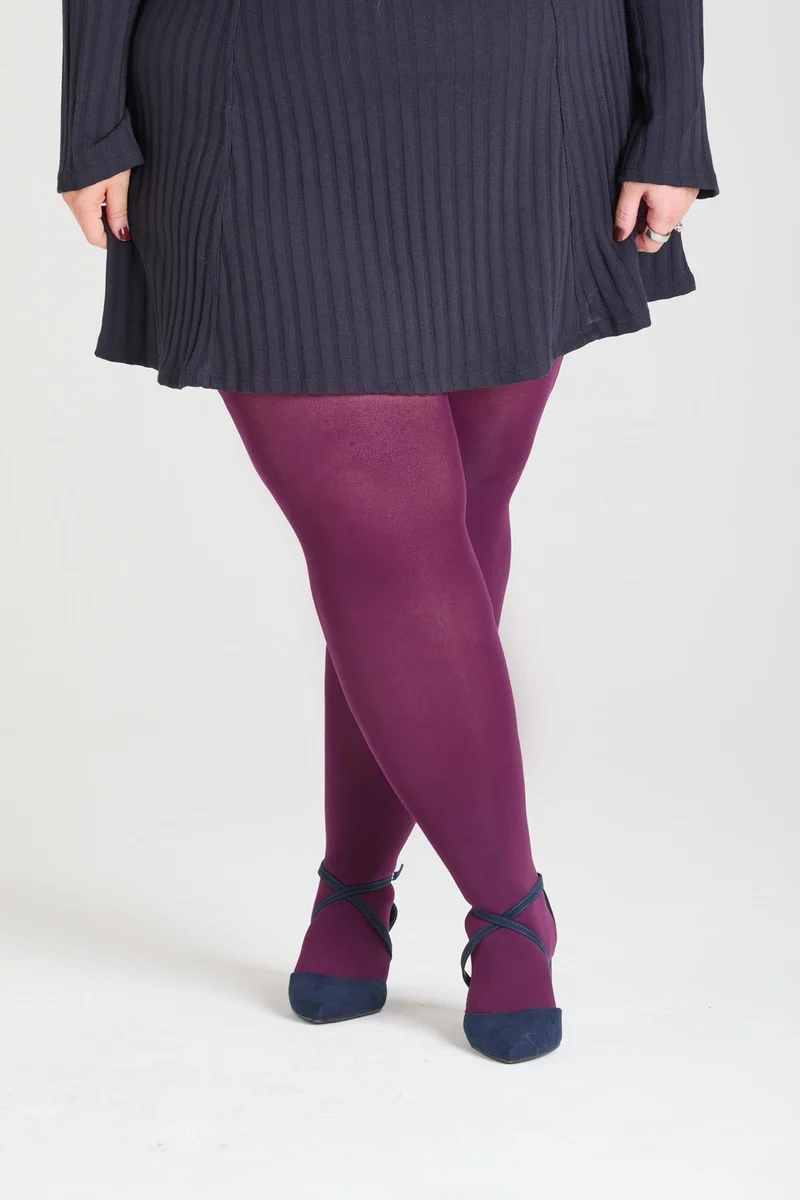 80 Denier Tights - Mulberry