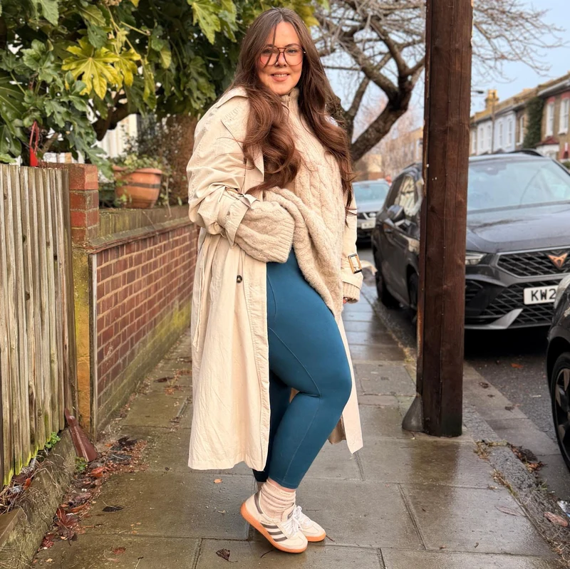 Squat Proof Leggings - Bone China