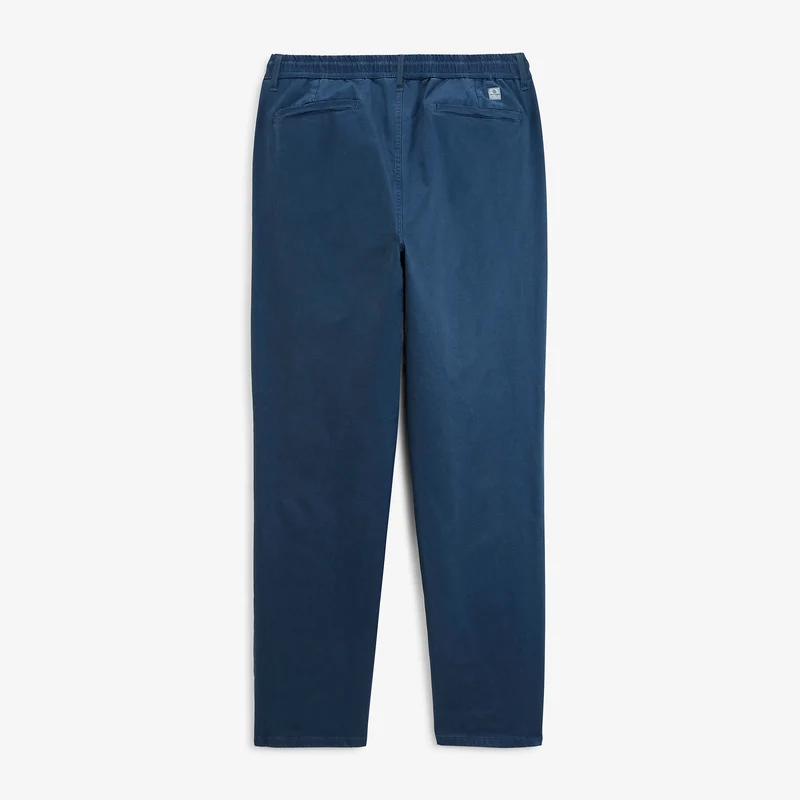 Pantalon coton stretch taille élastiquée bleu 558 SBPLAY