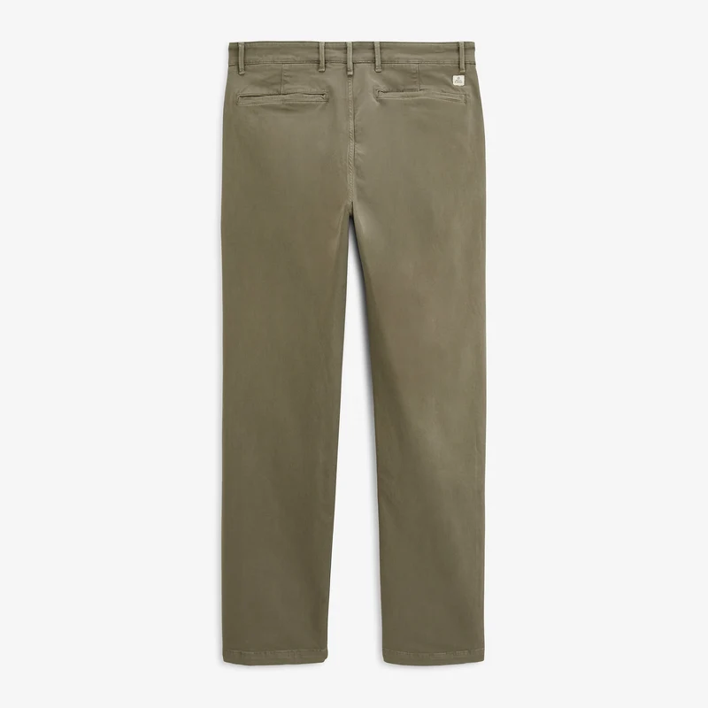 Chino coton stretch coupe droite gris taupe 751 SBPLAY
