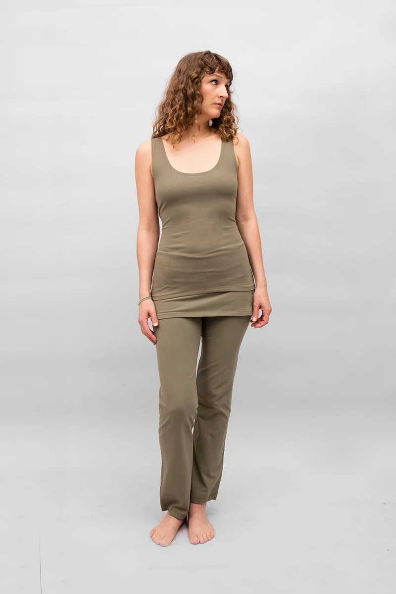 Sohang Yoga Top — Khaki (Last Pieces)