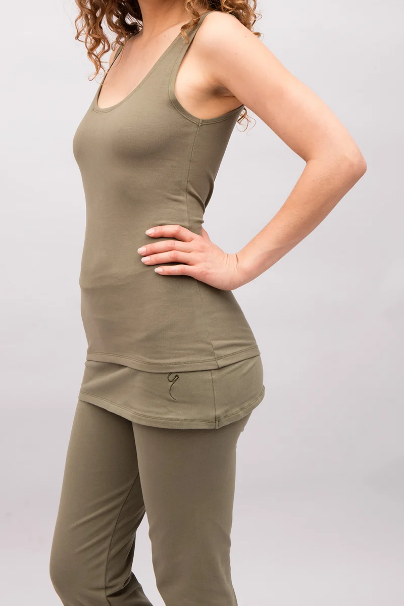Sohang Yoga Top — Khaki (Last Pieces)