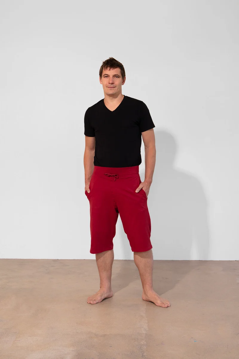 Mahan Yoga Shorts — Organic Cotton Men's Yoga Shorts for Summer Practice