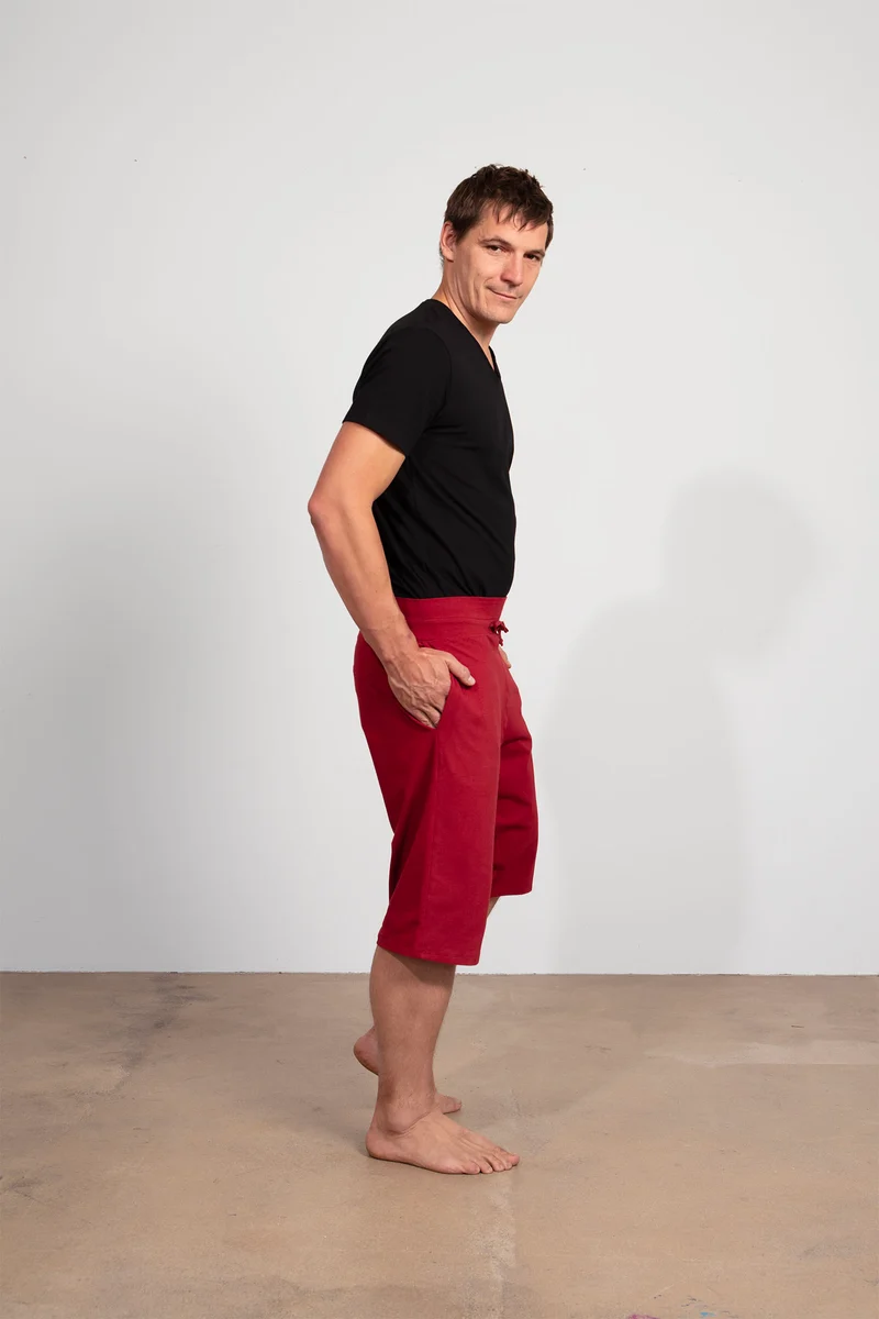 Mahan Yoga Shorts — Organic Cotton Men's Yoga Shorts for Summer Practice
