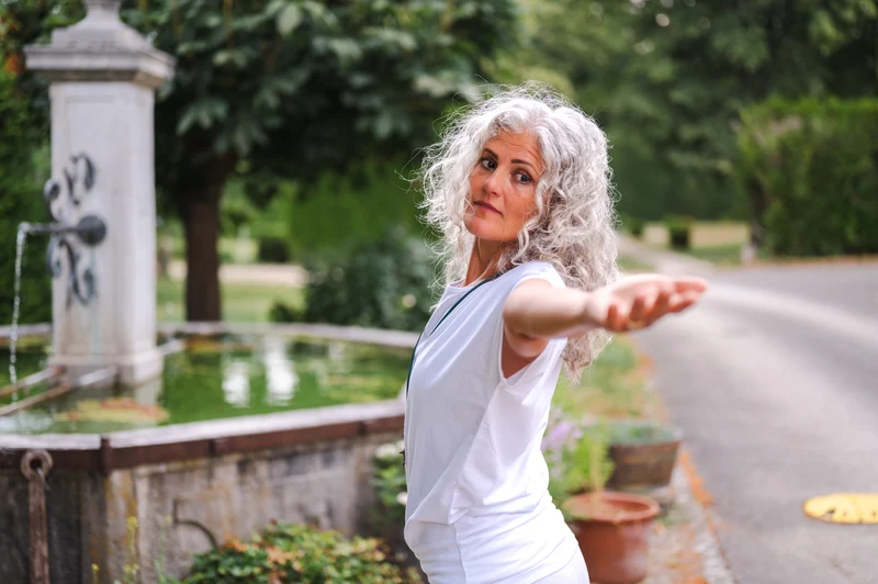 Cephei T-shirt — Mercerized Organic Cotton Batwing Yoga T-shirt