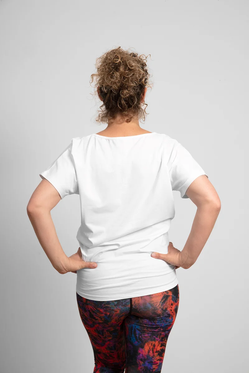 Cephei T-shirt — Mercerized Organic Cotton Batwing Yoga T-shirt