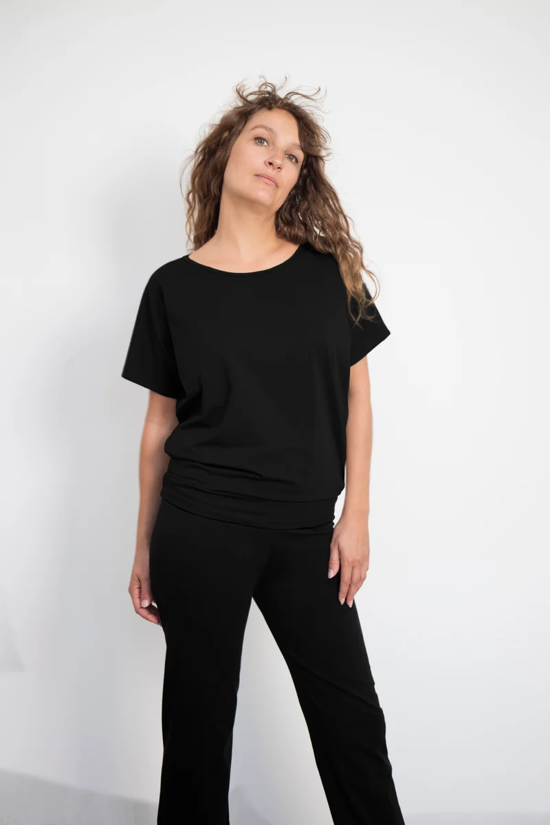 Cephei T-shirt — Mercerized Organic Cotton Batwing Yoga T-shirt