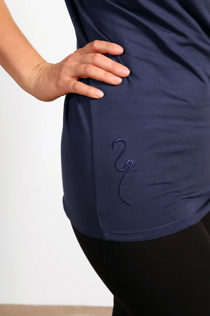 Cephei T-shirt — Mercerized Organic Cotton Batwing Yoga T-shirt