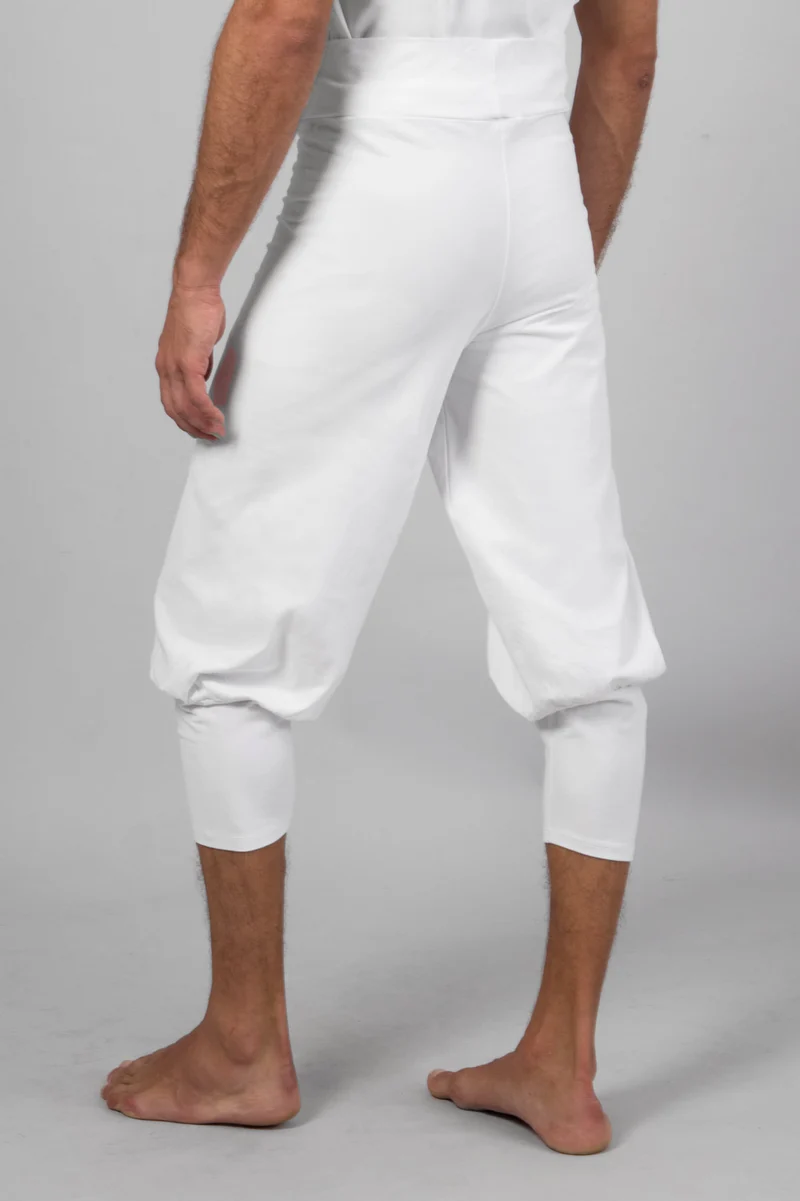 Sadhak Men's Yoga Shorts — Wide-Cut Yoga Shorts with Anti-Fall Bands for Inversions