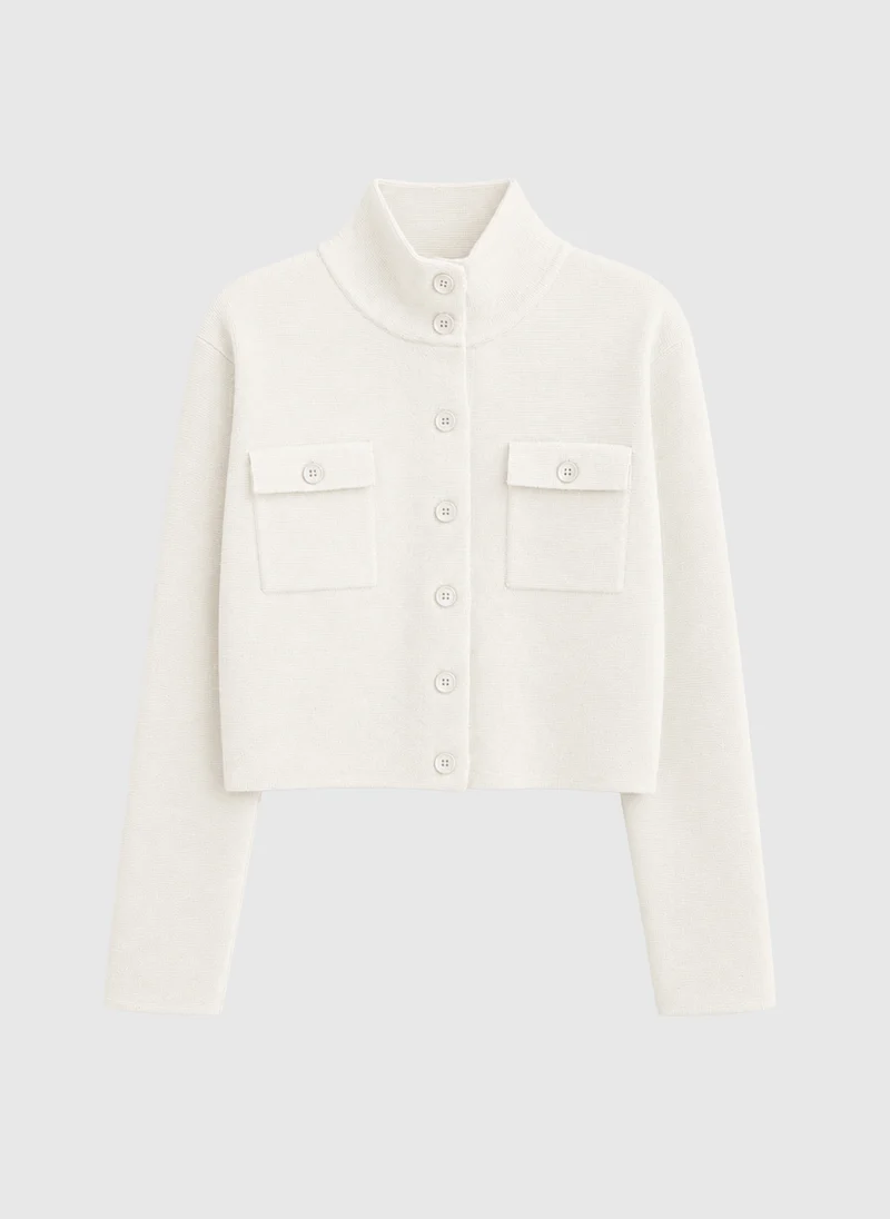 GILET VADIMI AL ecru
