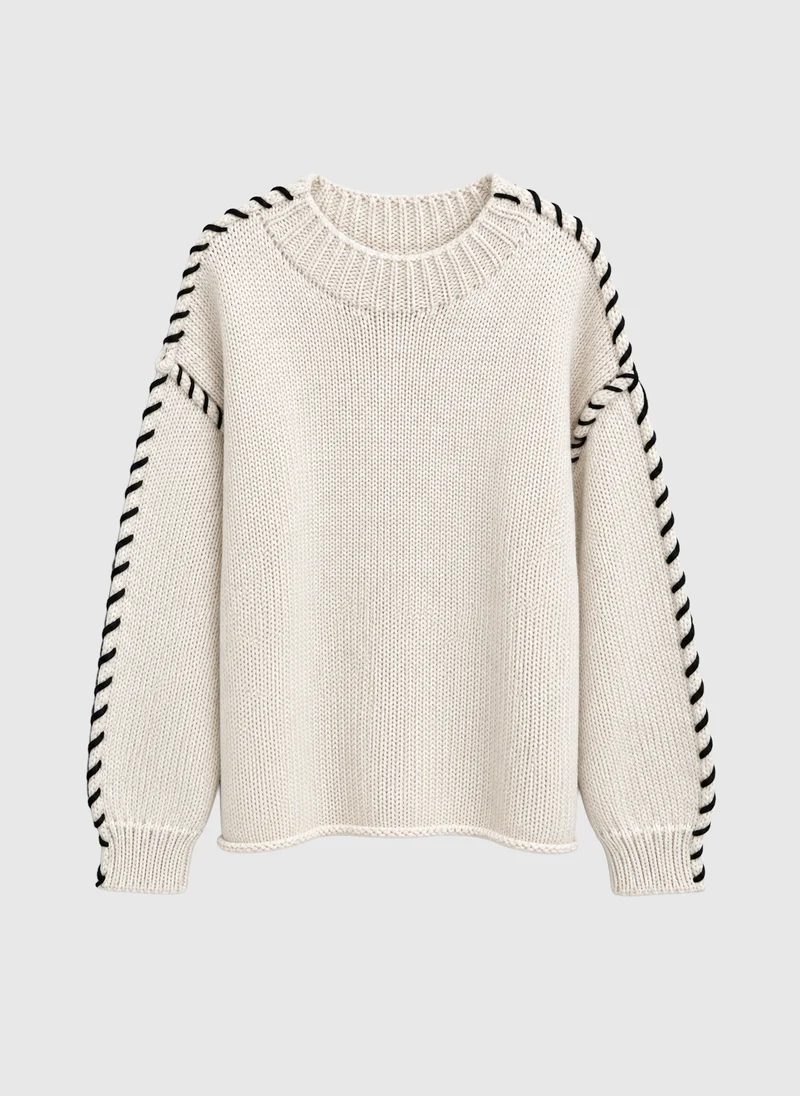 PULL LEVOJOKI ecru
