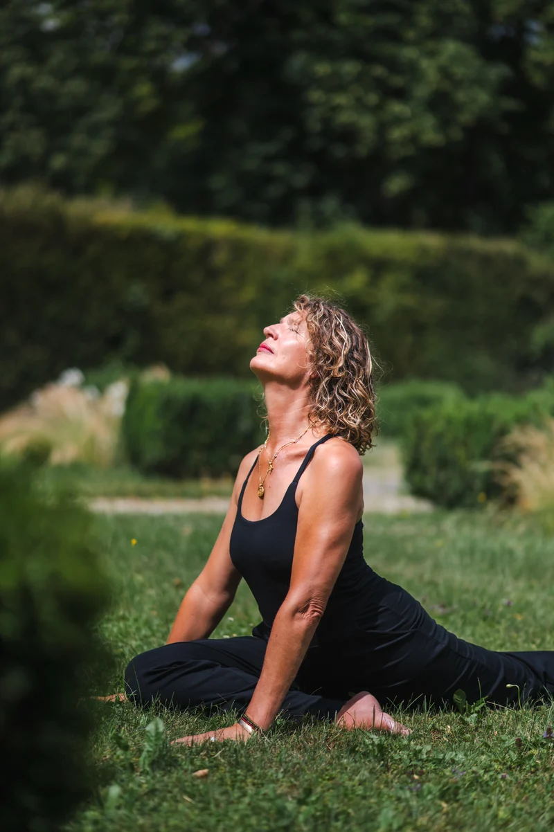 Nashira Jumpsuit — Mercerized Organic Cotton Yoga Jumpsuit, One-Piece Comfort