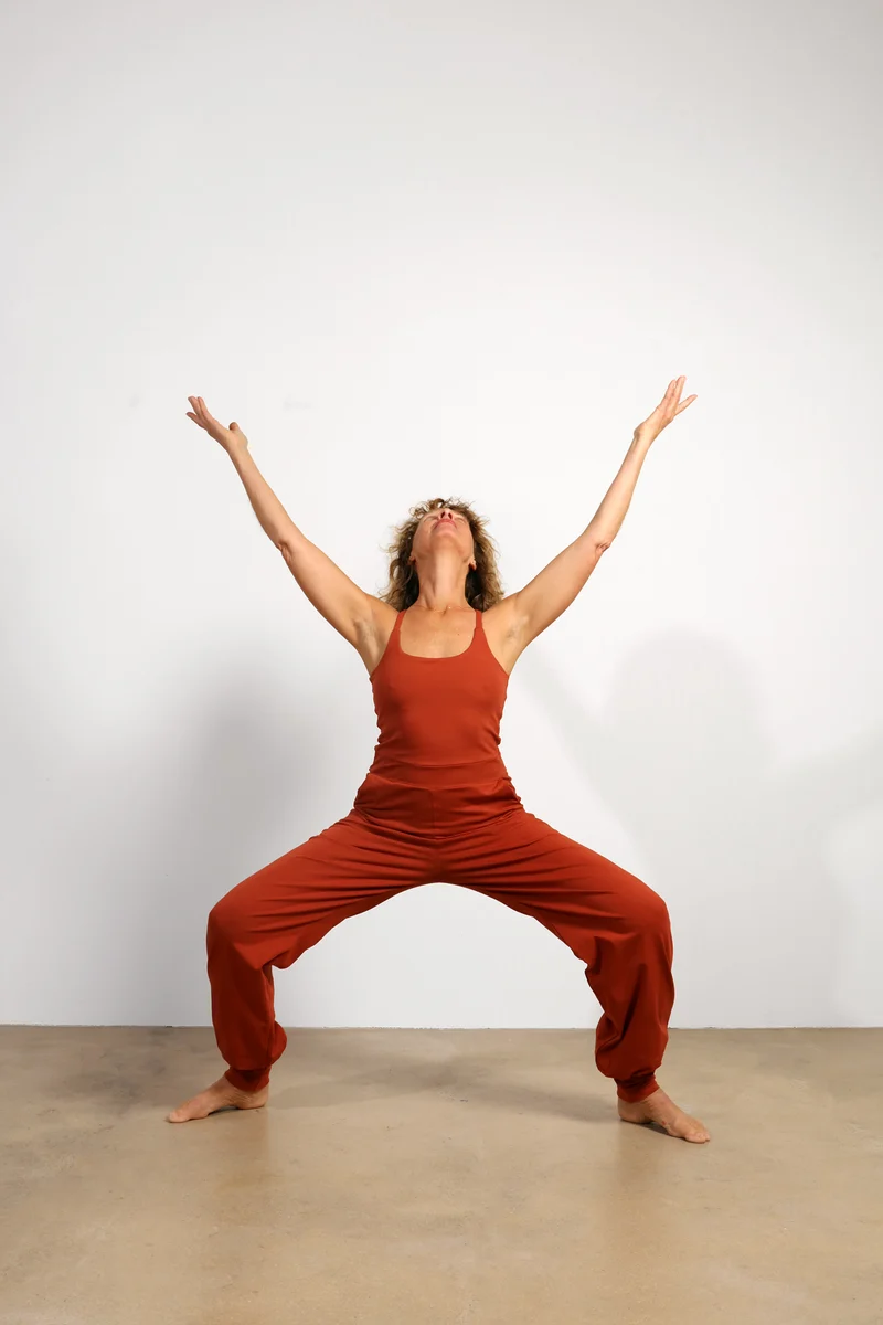 Nashira Jumpsuit — Mercerized Organic Cotton Yoga Jumpsuit, One-Piece Comfort