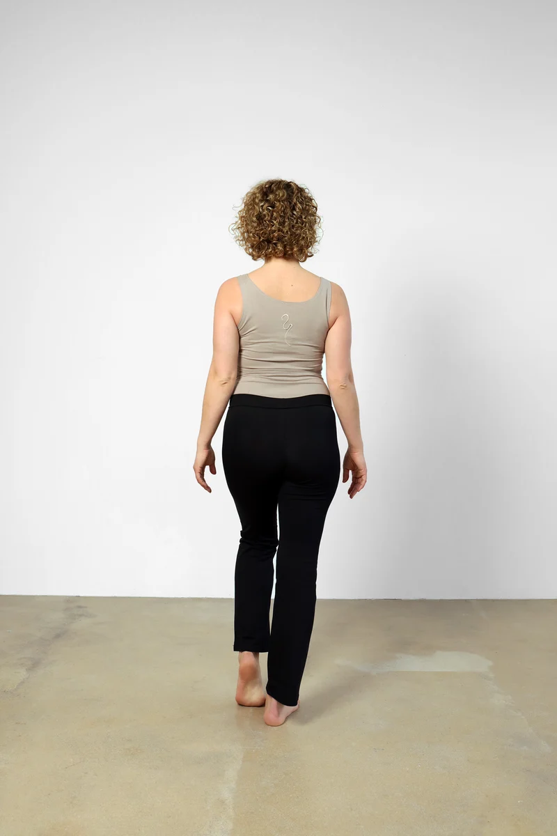 Ankaa Pants — Straight-Leg Mercerized Organic Cotton Yoga Pants