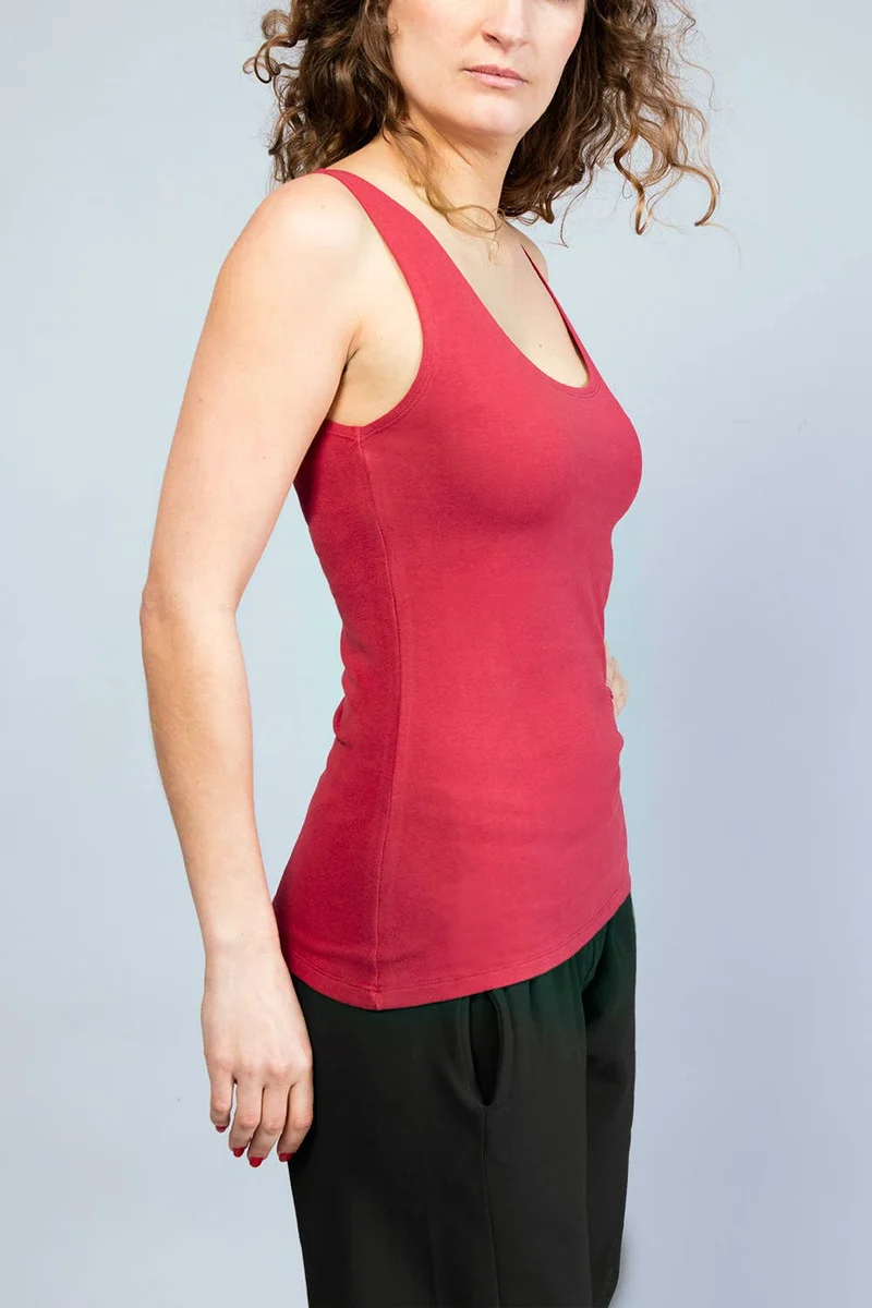 Sohang Yoga Top — Close-Fit Organic Cotton Longline Top