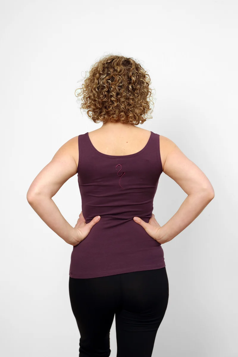 Sohang Yoga Top — Close-Fit Organic Cotton Longline Top