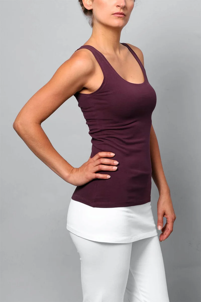Sohang Yoga Top — Close-Fit Organic Cotton Longline Top