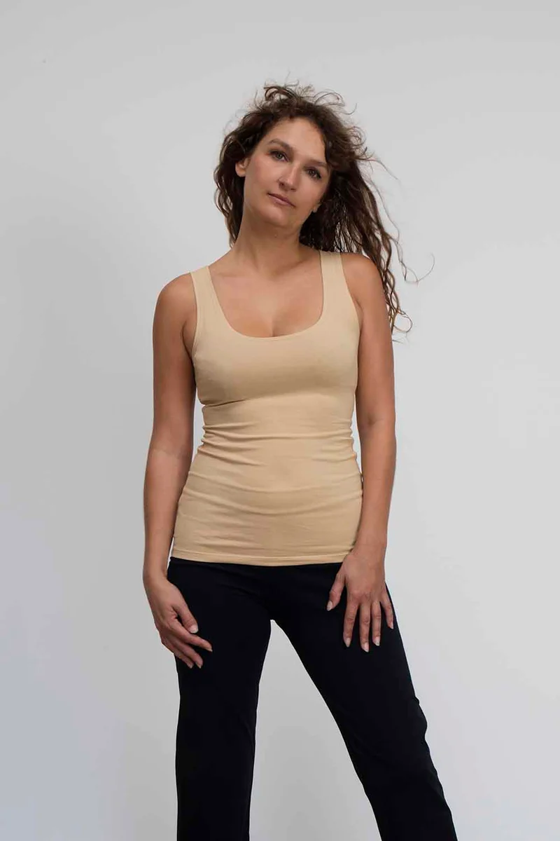 Sohang Yoga Top — Close-Fit Organic Cotton Longline Top