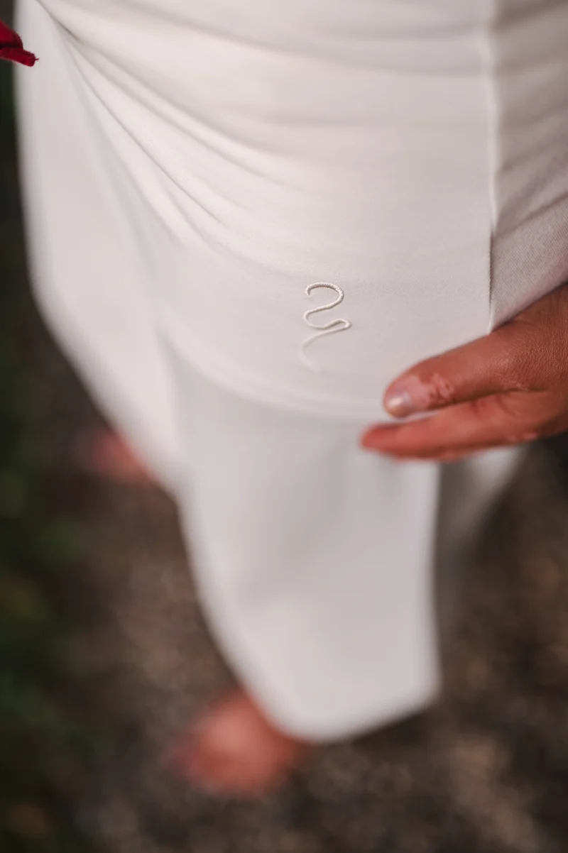 Sohang Yoga Pants — 2-in-1 Organic Cotton Pants with Integrated Skirt