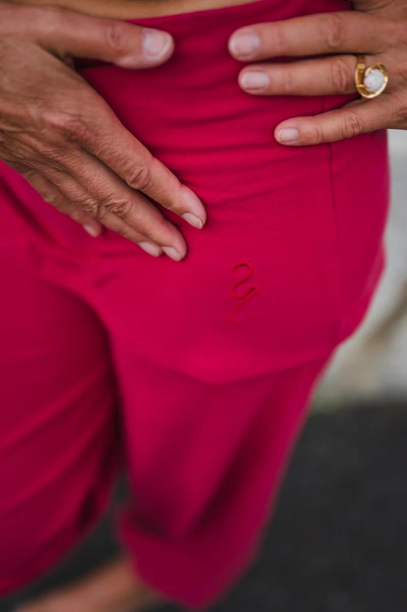 Sohang Yoga Pants — 2-in-1 Organic Cotton Pants with Integrated Skirt