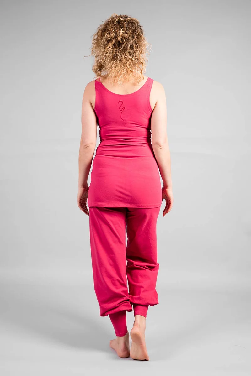 Sohang Yoga Pants — 2-in-1 Organic Cotton Pants with Integrated Skirt