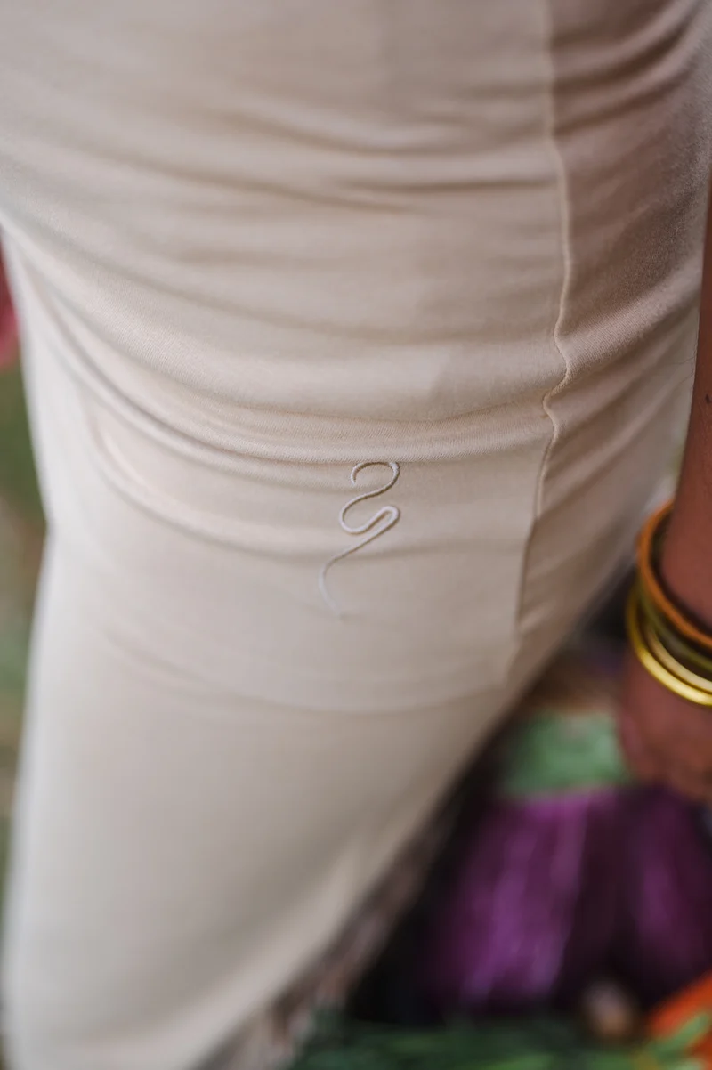 Sohang Yoga Pants — 2-in-1 Organic Cotton Pants with Integrated Skirt