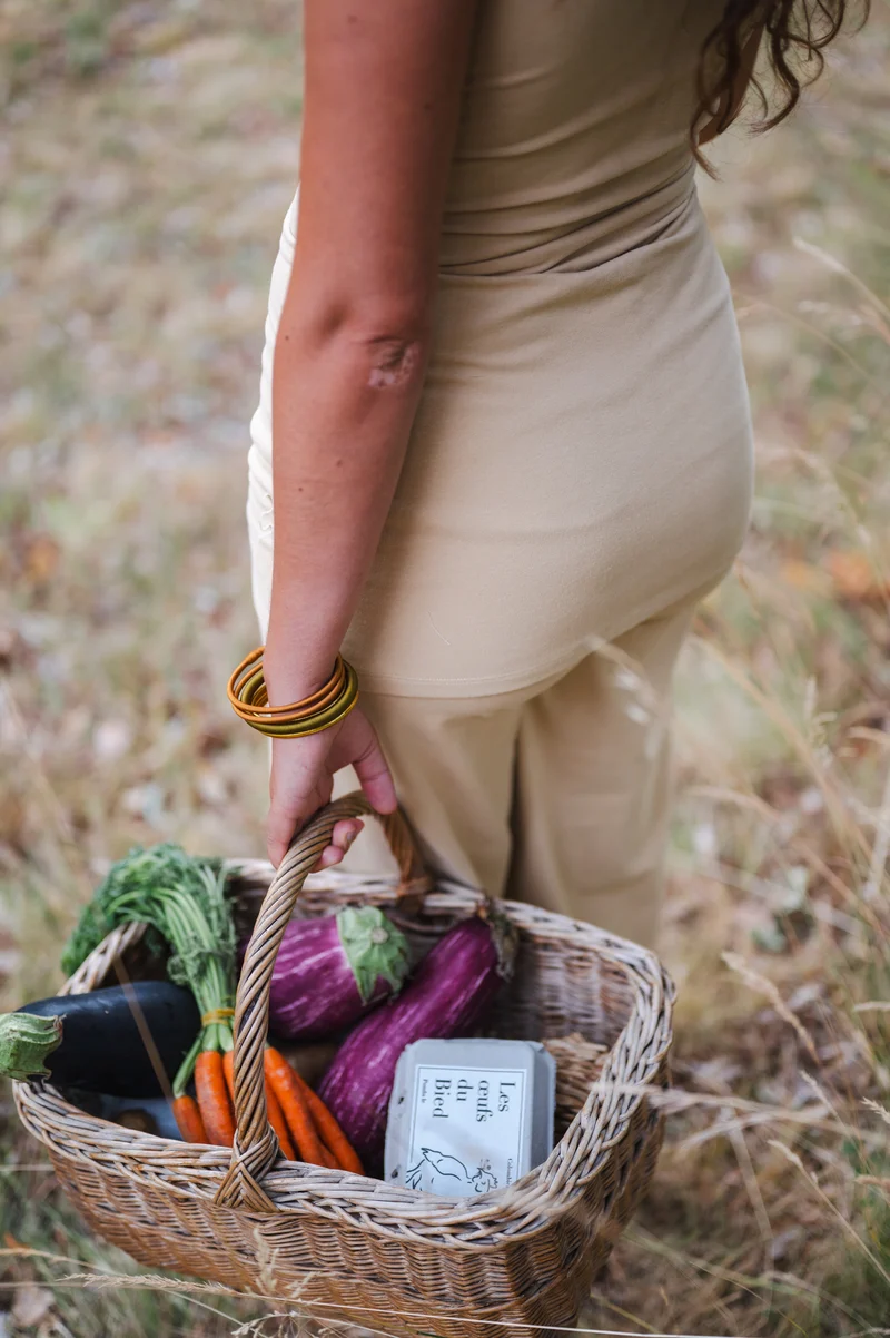 Sohang Yoga Pants — 2-in-1 Organic Cotton Pants with Integrated Skirt