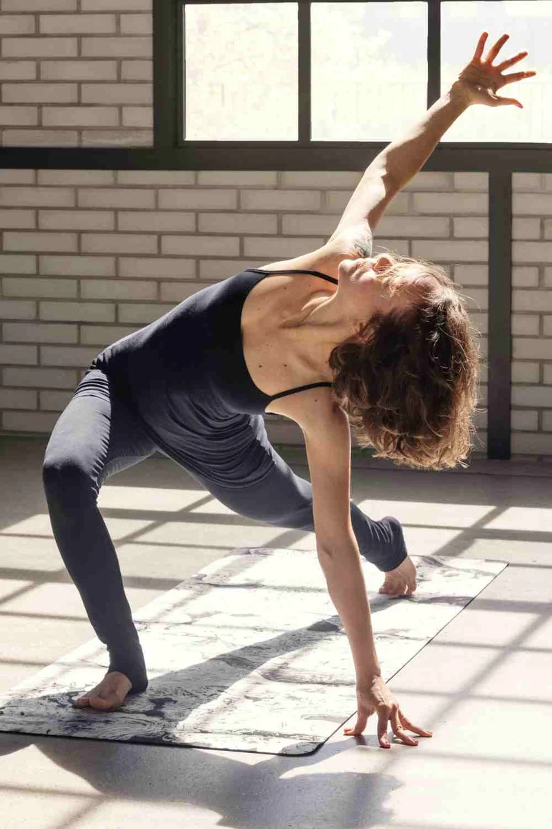 Amrit Long Tank Top — Organic Cotton Longline Yoga Tank with Thin Straps