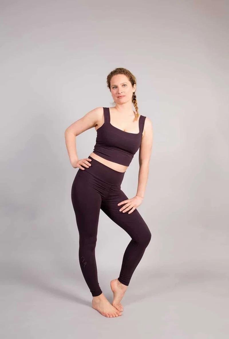 Vega Women's Yoga Leggings — Bamboo & Organic Cotton Close-Fit Yoga Leggings with Light Compression