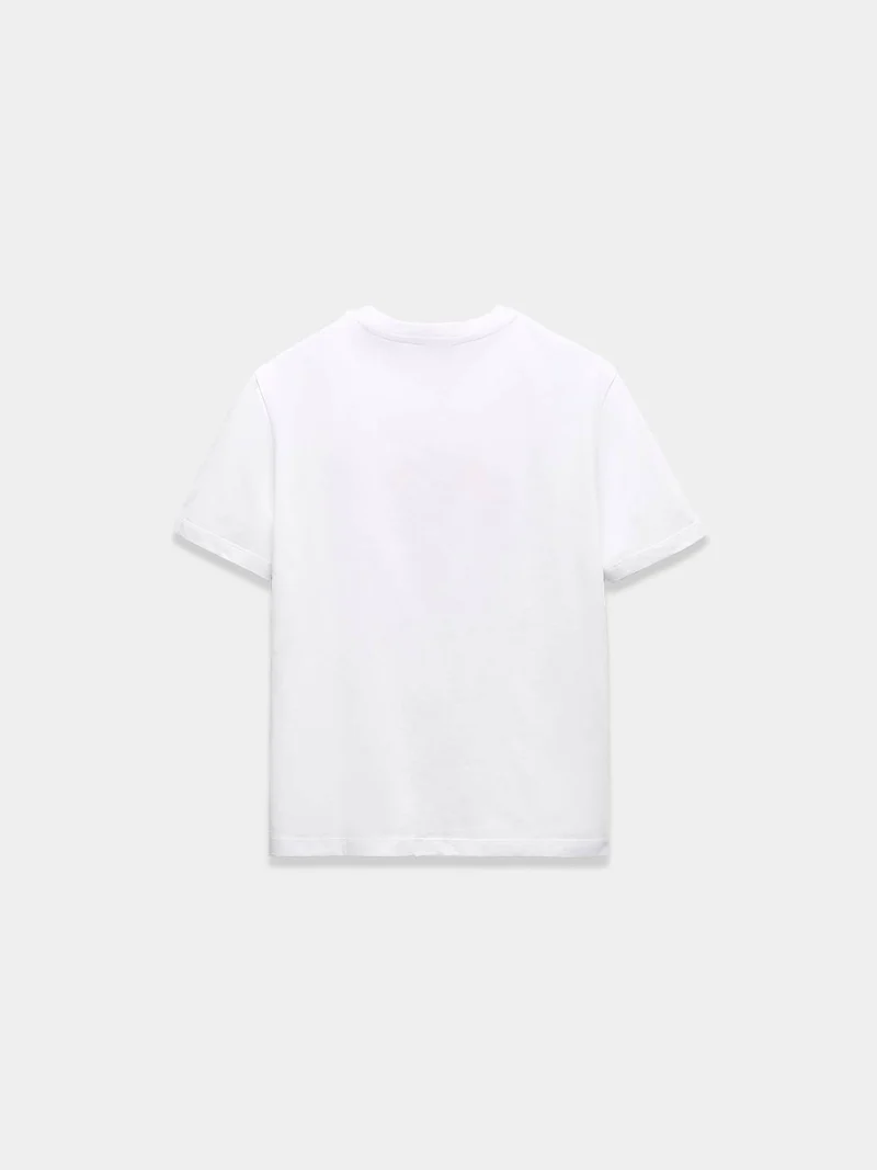 White T-shirt with print