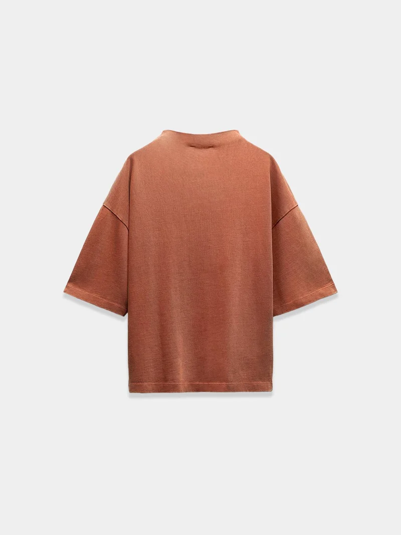 Cozy Chic 3/4 Sleeve Relaxed Cotton Tee